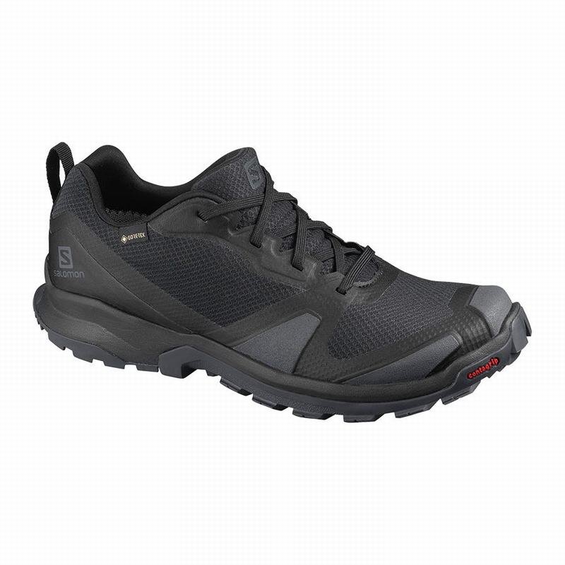 Salomon XA COLLIDER GTX W - Womens Trail Running Shoes - Black - NZ (74851-WCZD)